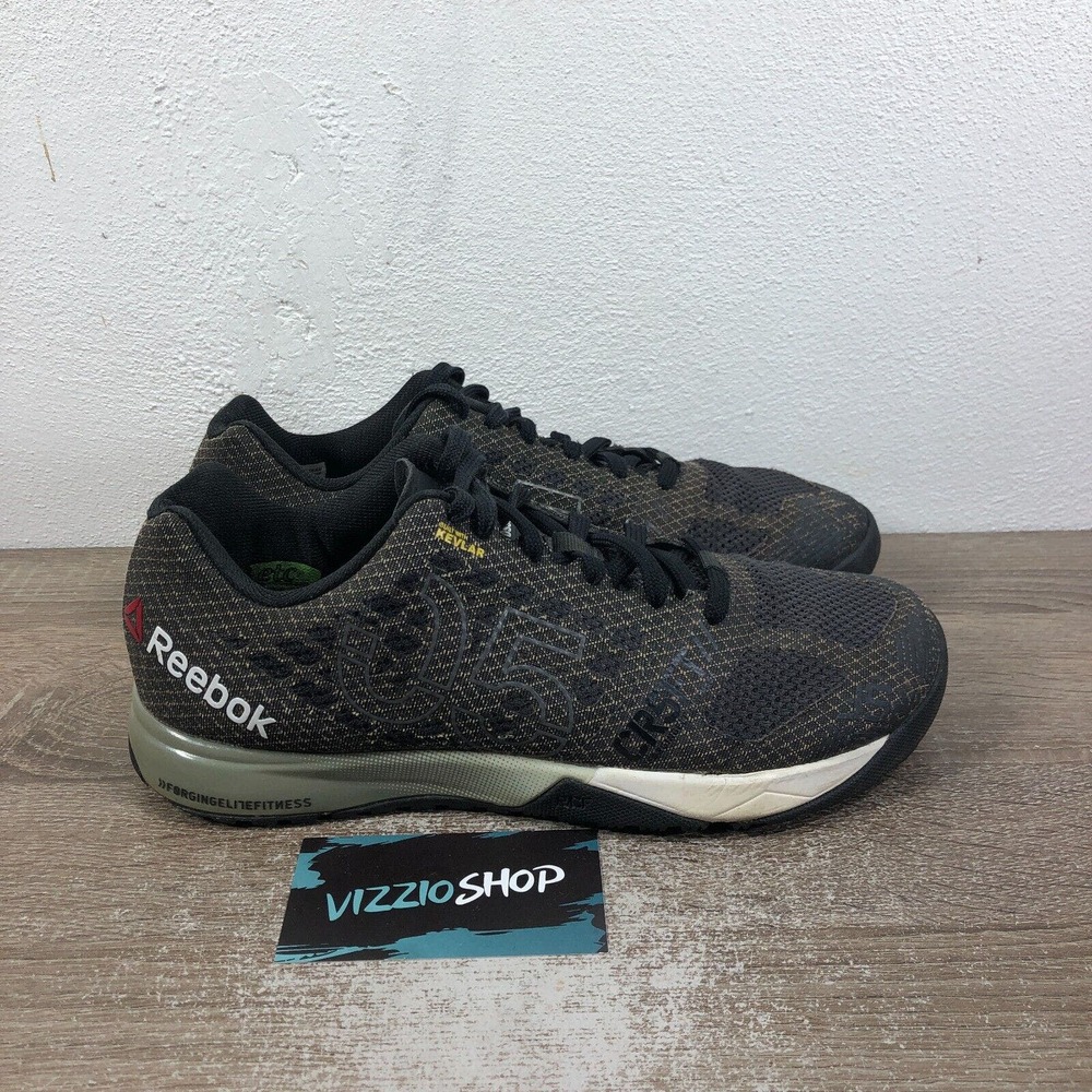 Reebok Crossfit Nano 5.0 Coal Gray Black Cross Training Shoes Women's 8.5 V72419